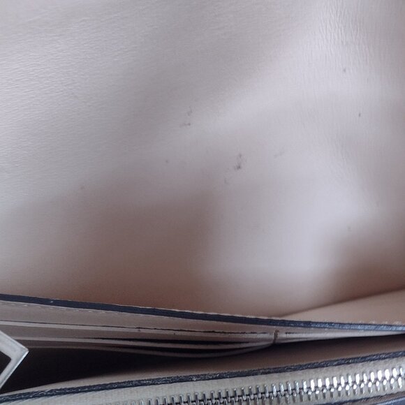 💯% Authentic Louis Vuitton Cuir Plume Wallet/Crossbody BICOLOR Dune/Taupe - Picture 7 of 14